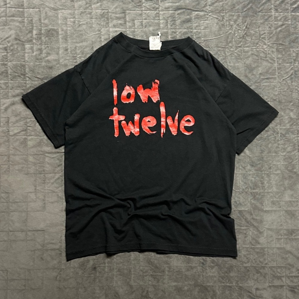 Vintage‎ 90s y2k Low Twelve Official Band Shirt Black Mens Large Shirt
